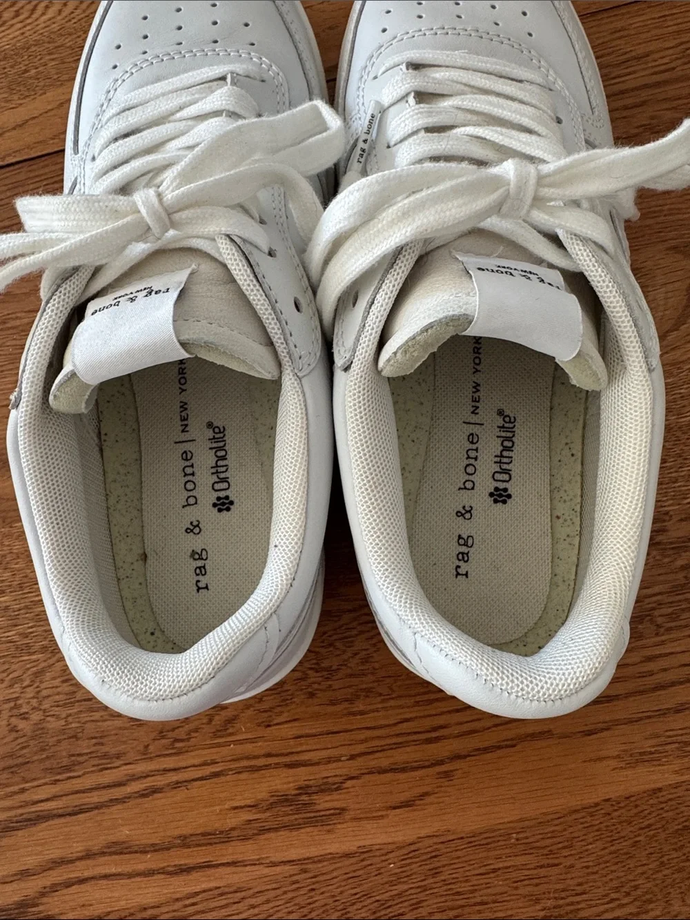 rag & bone women’s White Low-Top Sneakers - Clean Casual Style